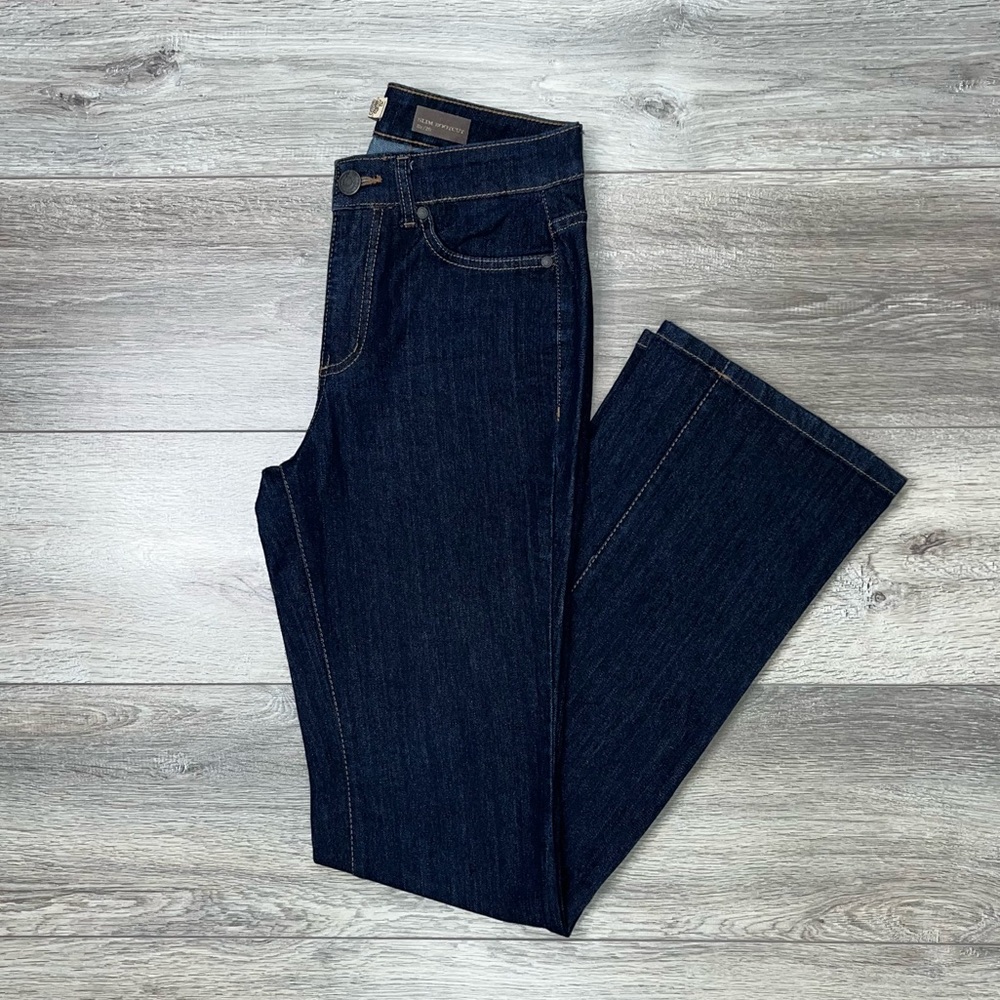 Vintage America Slim Bootcut Blue Jeans Size 29/33 | Bootcut 29 Waist 33 Long - Picture 2 of 14